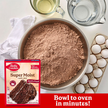 Betty Crocker Favorites Super Moist, Devil's Food, Cake Mix, 13.25 oz