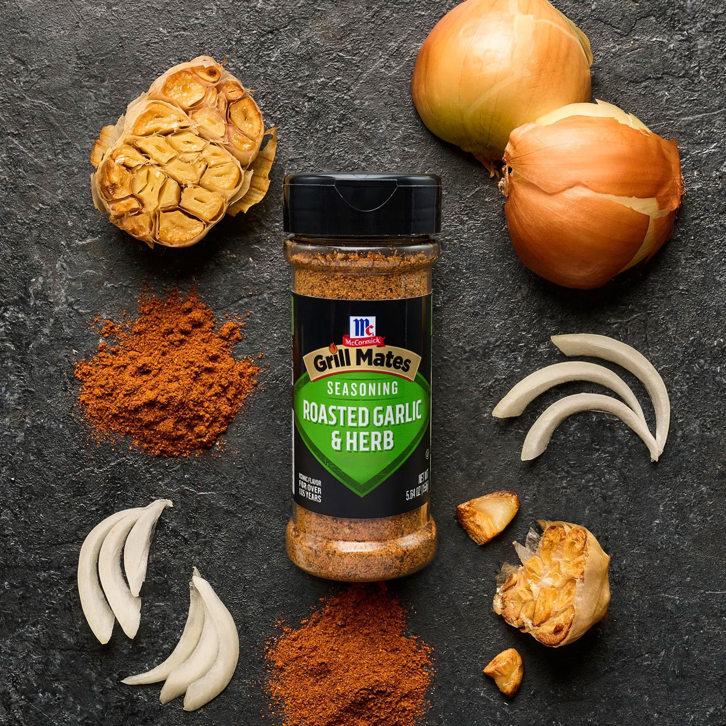 Grill Mates Roasted Garlic and Herb Seasoning, 5.64 oz Bottle