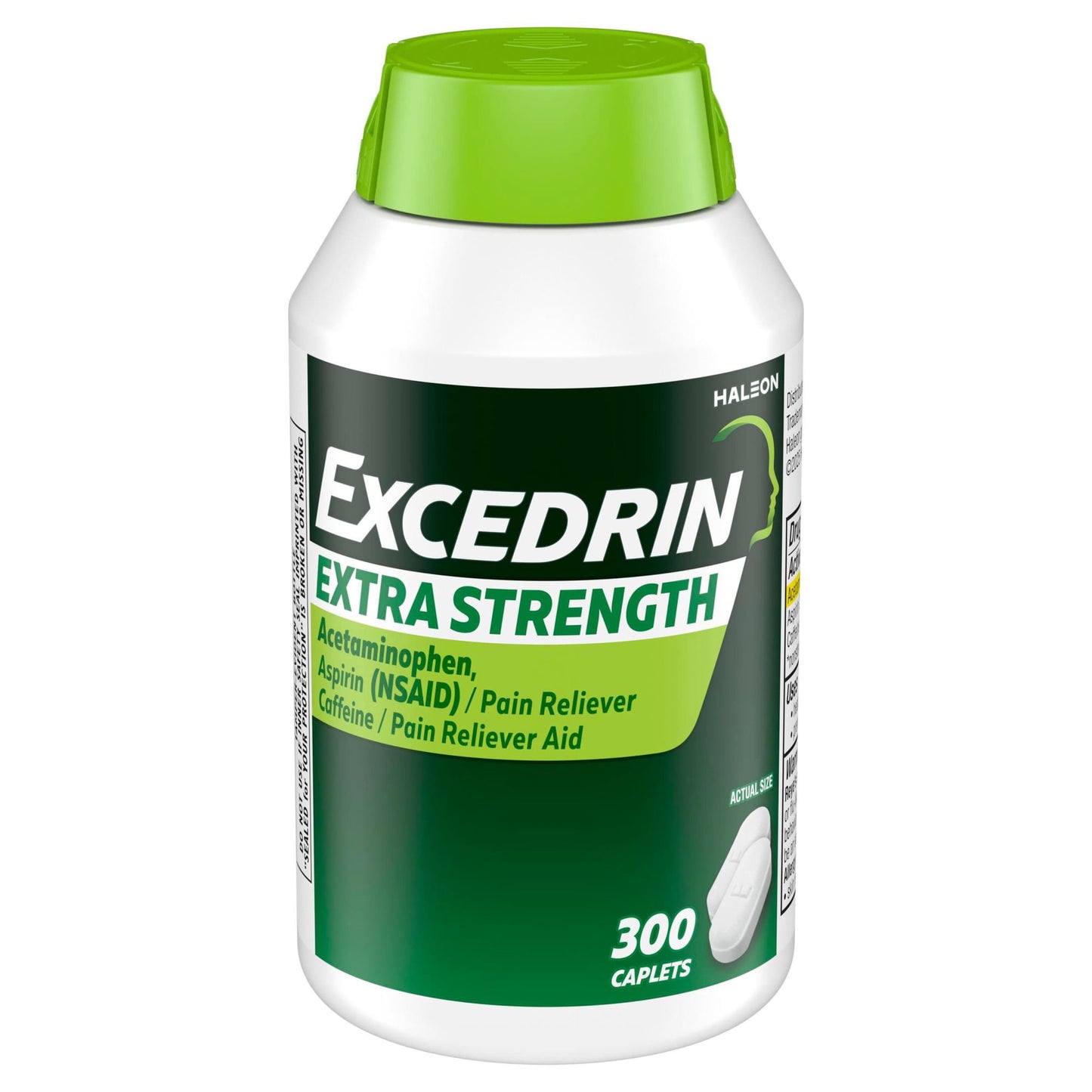 Excedrin Extra Strength Pain Reliever Caplets, 300 ct.