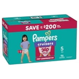 Pampers Cruisers 360 Baby Diapers Size 5, 96 Count (Select for More Options)