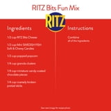 (4 pack) RITZ Bits Cheese Sandwich Crackers, Snacks for Kids and Adults, Lunch Snacks, 8.8 oz