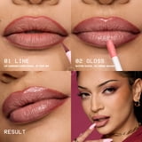 NYX Professional Makeup Lip Lingerie Lip Liner Stain, Waterproof Lip Color, Wild Side, 0.03 fl oz