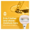 Venus Moistureglide Women's Razor Handle, 2 Blade Refills + Shower Holder