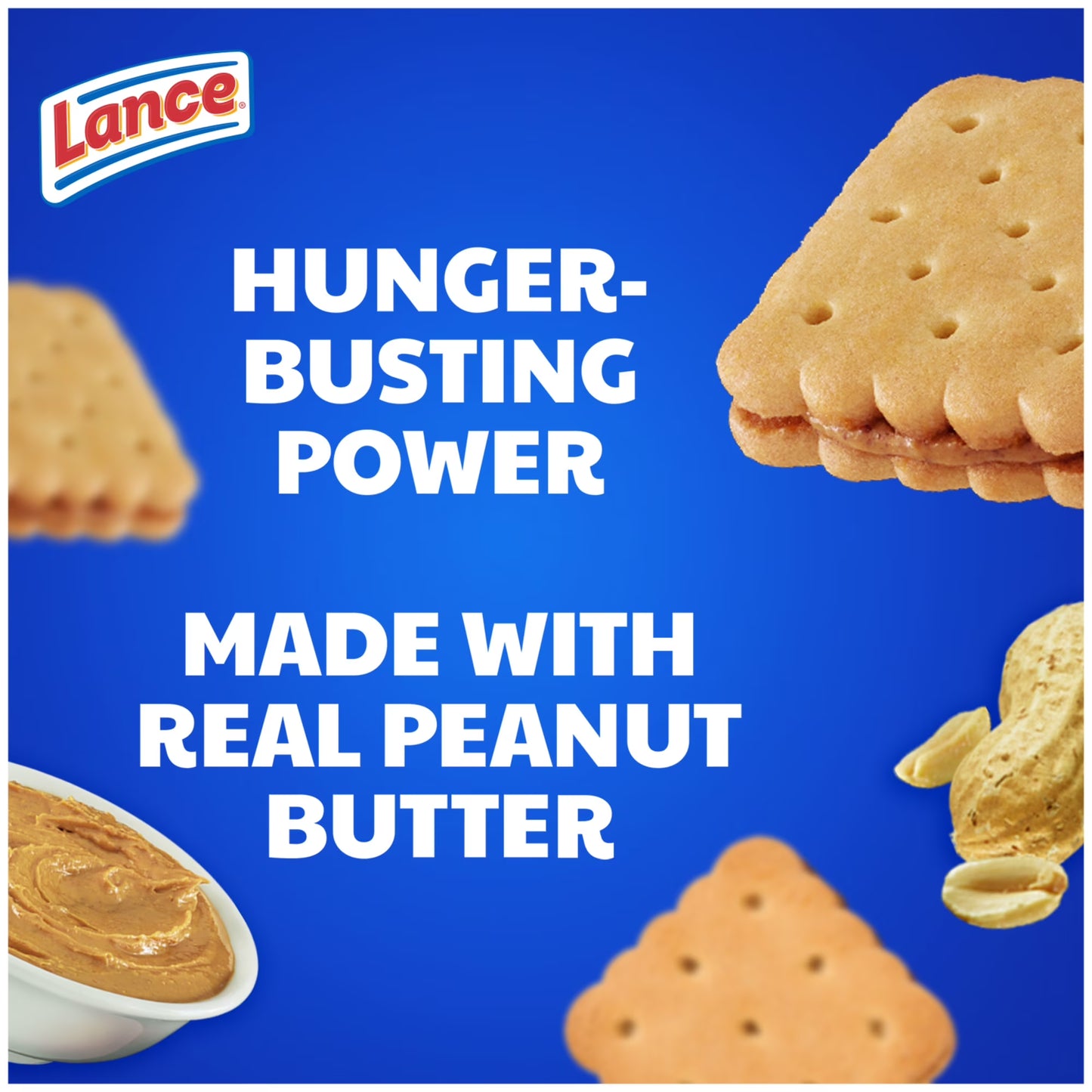 Lance Sandwich Cookies, Nekot Peanut Butter, 20 Individually Wrapped Packs, 6 Sandwiches Each