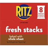(3 pack) RITZ Fresh Stacks Whole Wheat Crackers, Travel Snacks, 11.6 oz (8 Multi Snack Packs)
