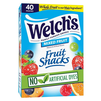 Welch's Fusions, Tropical Tornado, Soft Fruit Snacks, Gluten-Free, .8 oz, 20 Count