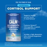 Natural Vitality CALM Magnesium Glycinate + Ashwagandha, 170 Capsules