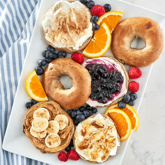 Great Value Pre-Sliced Cinnamon Raisin Bagels, 20 oz, 6 Count