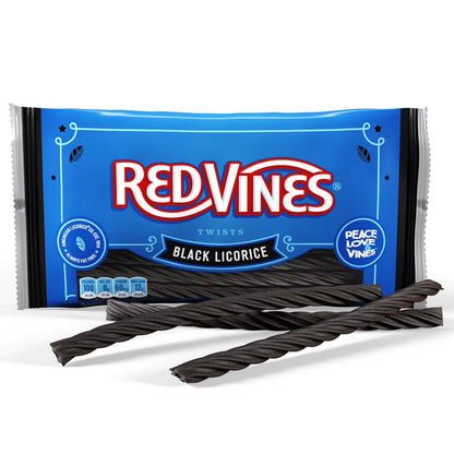 Red Vines Twists Black Licorice Candy, 14oz