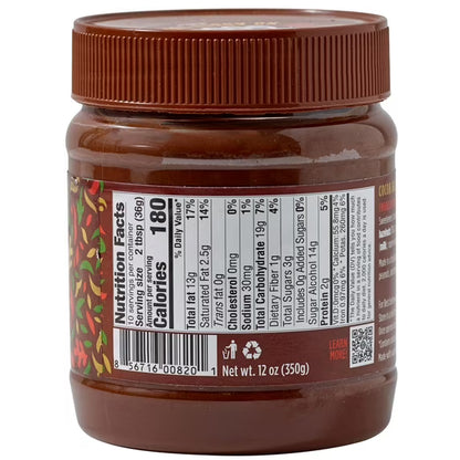 GOOD GOOD Choco Hazelnut Spread with Cocoa, No Added Sugar, 12 oz