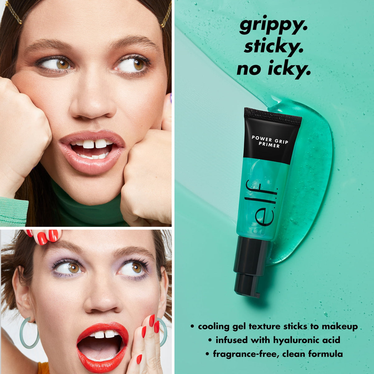 (2 pack) e.l.f. Power Grip Primer, 0.811 fl oz