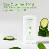 Native Deodorant, Aluminum Free, Cucumber & Mint, for Women and Men, 2.65 oz