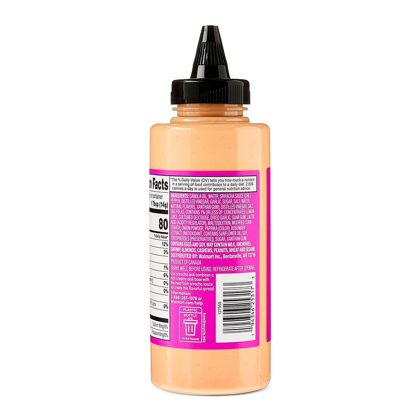 bettergoods Expertly Blended Sriracha Aioli, 12 fl oz Bottle