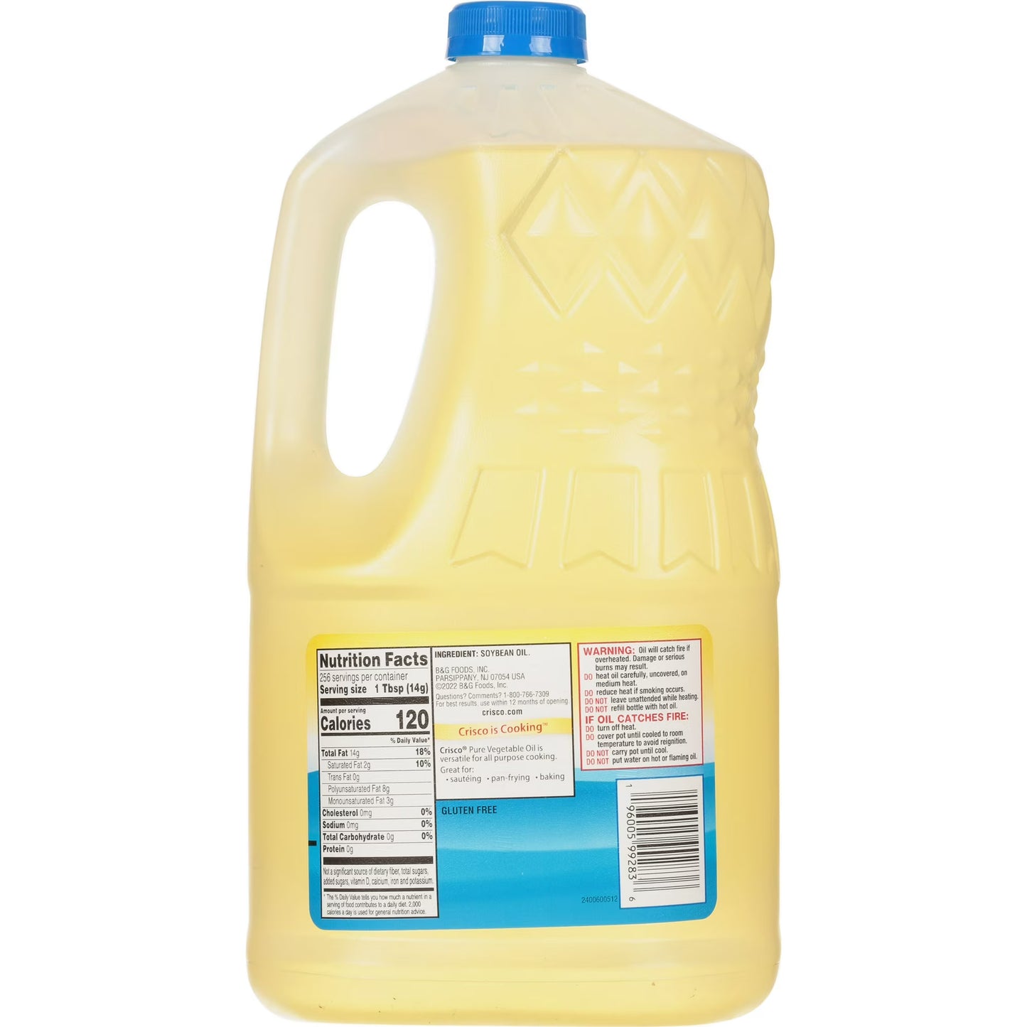 Crisco Pure Vegetable Oil, Cooking Oil, 1 gal