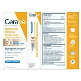 (2 pack) CeraVe Sunscreen Tinted Hydrating 100% Mineral Broad-Spectrum Lotion SPF 30 for Face with Sheer Tint