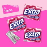 Extra Classic Bubble Sugar Free Chewing Gum - 15 Ct (3 pack)