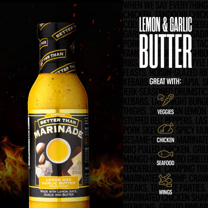 Better Than Marinade, Lemon Garlic Butter, 11.5 oz Bottle