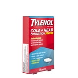 Tylenol Cold + Head Congestion Severe Medicine Caplets, 24 Count.