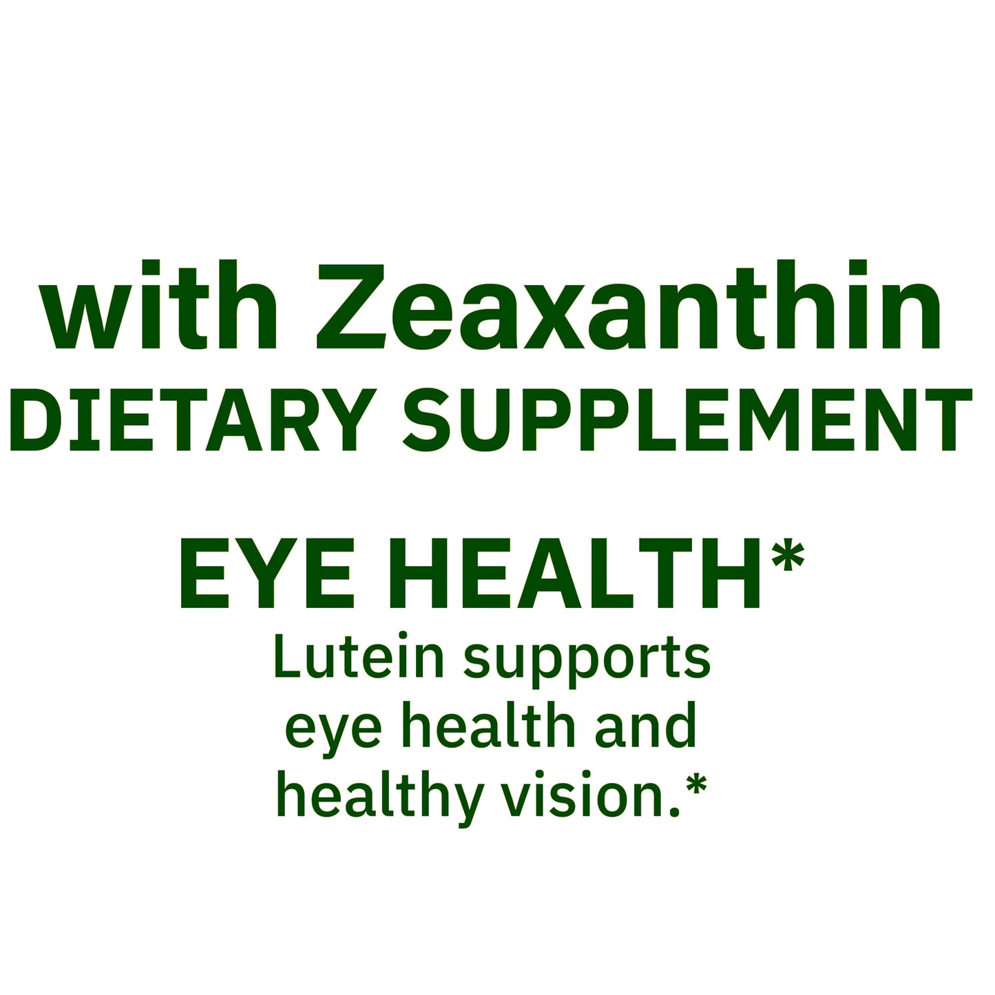 Spring Valley Lutein and Zeaxanthin Eye Health Softgels, 20mg, 30 Count