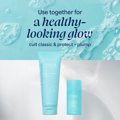 TULA Skin Care Protect + Plump Firming & Hydrating Face Moisturizer, 1.6 oz.