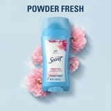 Secret Invisible Solid Antiperspirant Deodorant, Powder Fresh, 2.1 oz, Twin Pack