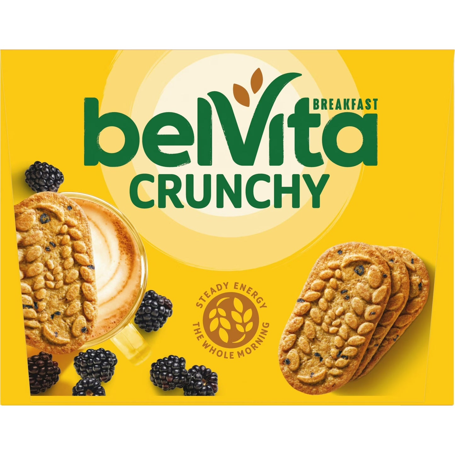 (6 pack) belVita Breakfast Bars Biscuits, Blueberry, Value Pack, 12 Packs (4 Biscuits Per Pack)