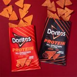 Doritos Protein Tortilla Chips, Nacho Cheese and Sweet Tangy Barbecue, No Colors from Artificial Sources, No Artificial Flavors, 8 Pack