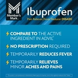 Member's Mark Ibuprofen Pain Reliever and Fever Reducer Tablet, 200 mg, 1200 ct.