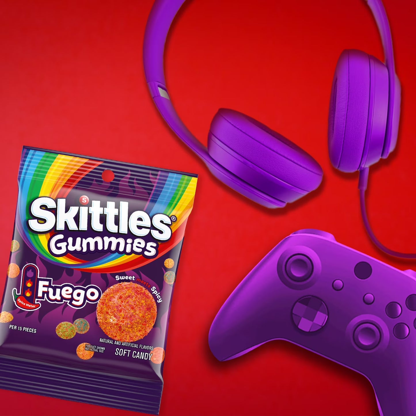 Skittles Gummies Fuego Gummy Candy - 5.8 oz Bag