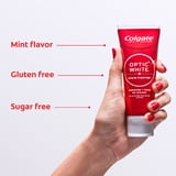 Colgate Optic White Stain Fighter Clean Mint Paste Teeth Whitening Anticavity Toothpaste, 3.8 oz