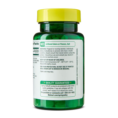 Spring Valley Vitamin B12 Quick-Dissolve Tablets Dietary Supplement, 2,500 Mcg, Cherry, 60 Count