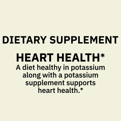 (2 pack) Spring Valley Potassium Dietary Supplement Caplets for Heart Health, 99 mg, 500 Count Value Size