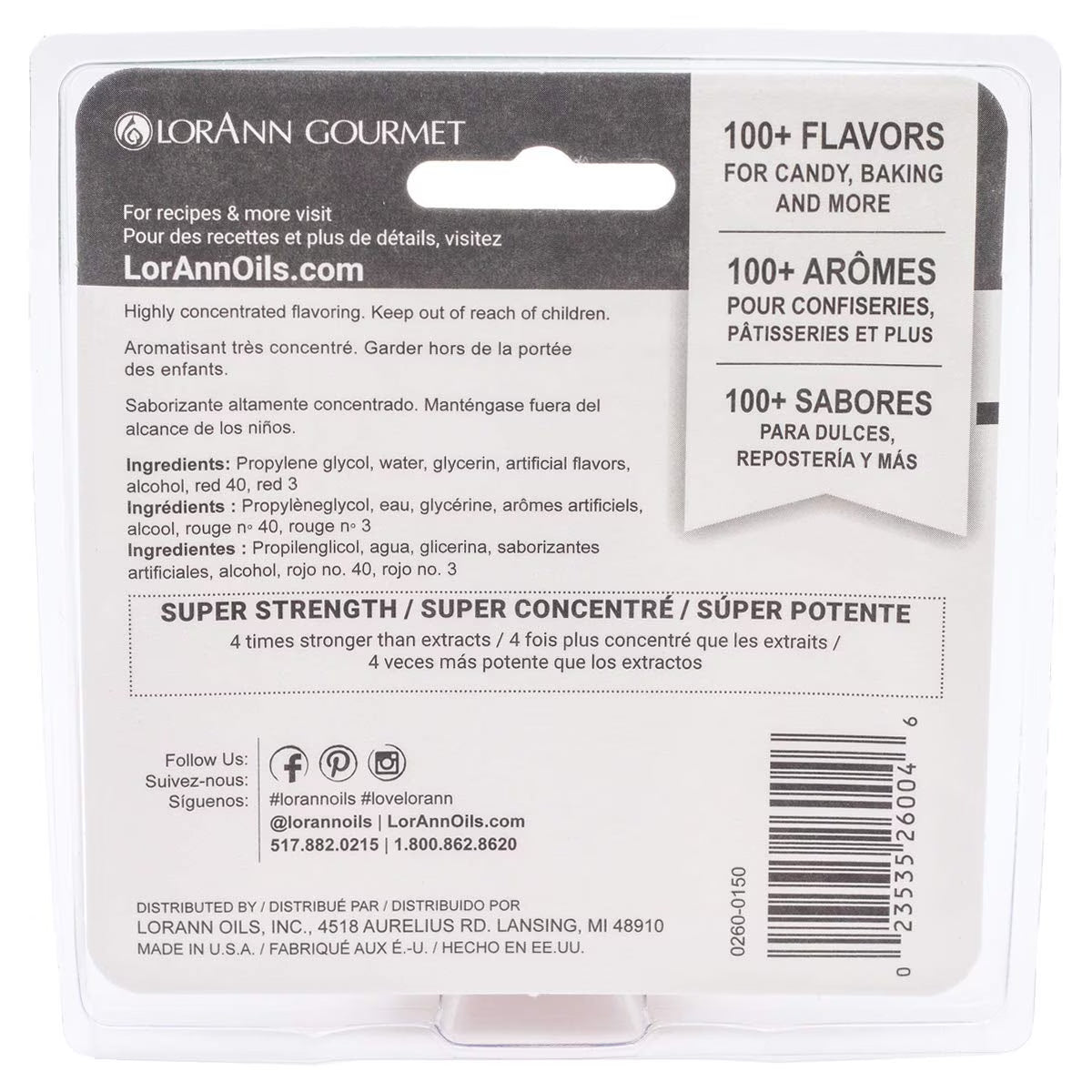 LorAnn Oils Super Strength Flavoring - Used For Candy Making, Flavoring Extracts, Baking, Hard Candy, and Flavor Oils, Watermelon, 1 fl dram