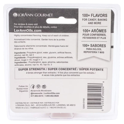 LorAnn Oils Super Strength Flavoring - Used For Candy Making, Flavoring Extracts, Baking, Hard Candy, and Flavor Oils, Watermelon, 1 fl dram