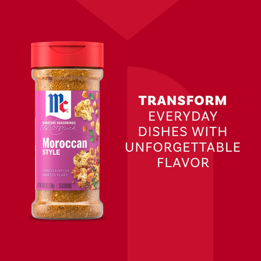 McCormick Moroccan Style Seasoning, 4.62 oz Packet