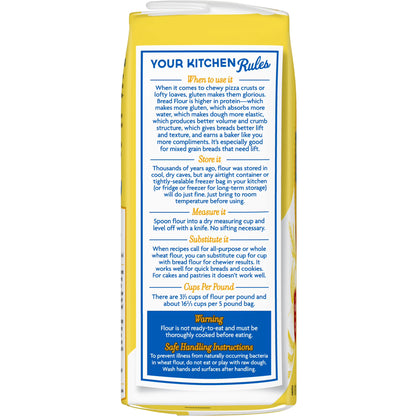 Gold Medal Premium Quality Bread Flour for Baking 5 lb