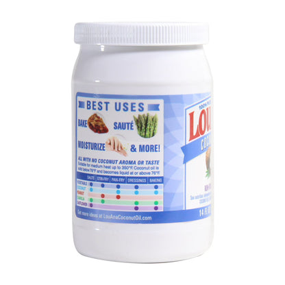 LouAna 100% Pure Coconut Oil, 14 fl oz