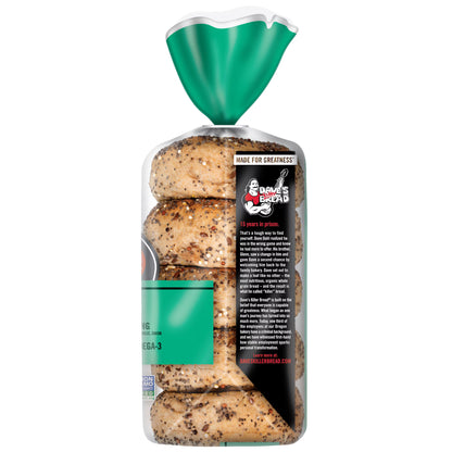 Dave's Killer Bread Epic Everything Bagels, Organic Bagels, 27g Whole Grains per Bagel, 5 Count