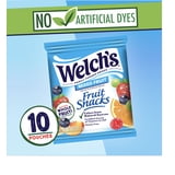 Welch's Fruit Snacks Gluten-Free Mixed Fruit Soft Fruit Snacks, .8 oz, 10 Count