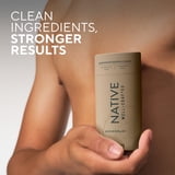 Native Aluminum Free Deodorant for Men, Mountain Sequoia & Rain, Well-Crafted, 3.1 oz