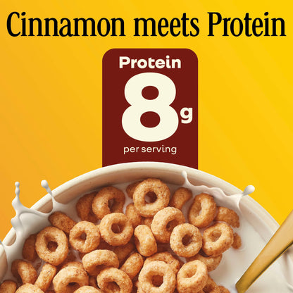 Cheerios Protein Cereal, Cinnamon, 8g Protein, Family Size, 15 oz