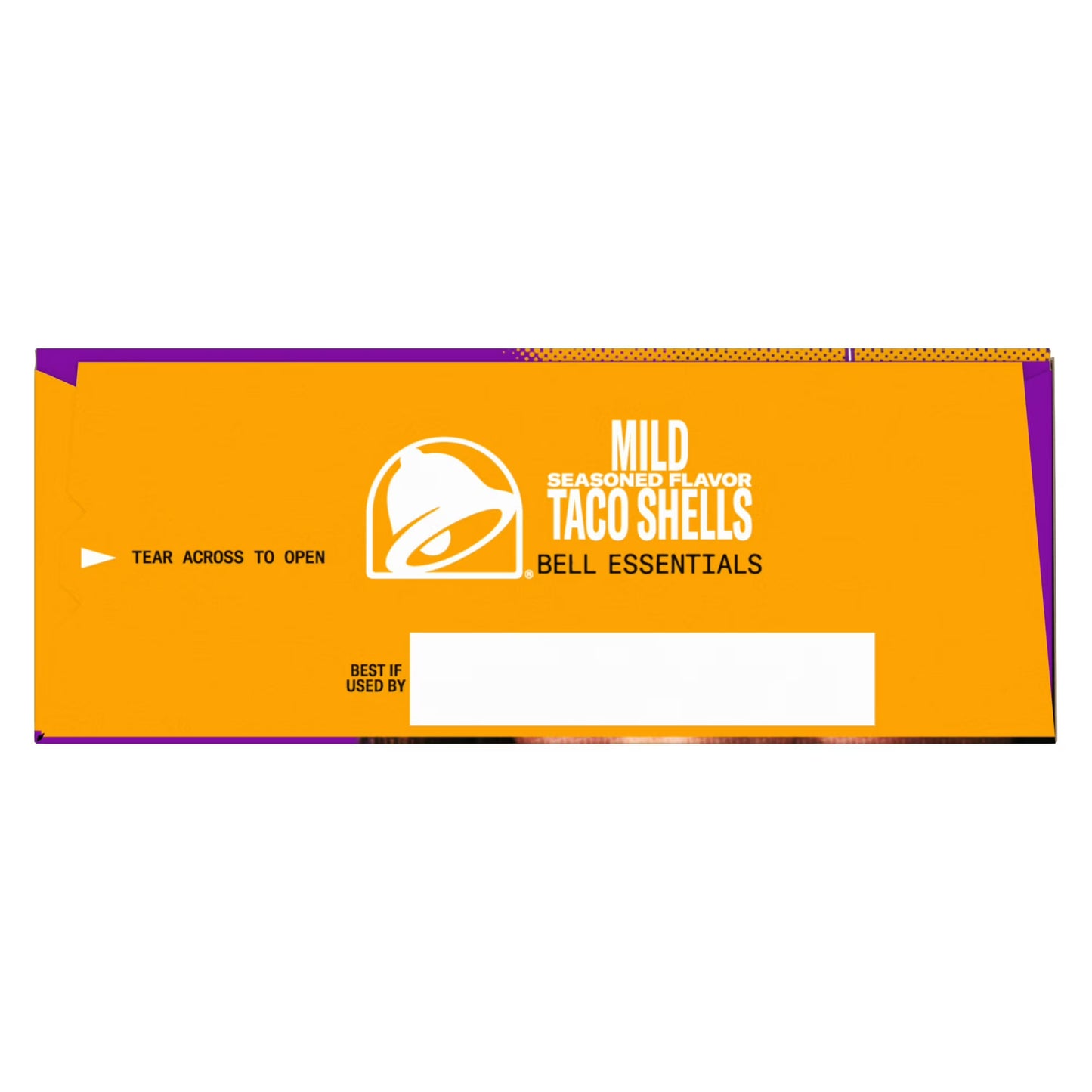 (2 pack) Taco Bell Mild Seasoned Flavor Crunchy Taco Shells, 12 ct, 4.8 oz Box