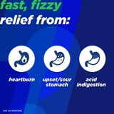 Alka-Seltzer Lemon Lime Heartburn Relief tablets, Fast Acid Indigestion Relief, 36 Ct