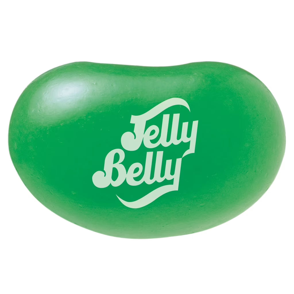 (2 pack) Jelly Belly Green Apple Jelly Beans - 1 Pound (16 Ounces), Green Apple Flavor Candy, Resealable Bag