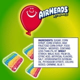 (3 pack) Airheads Xtremes Bites Peanut-Free Rainbow Berry Chewy Sour Candy, 9 oz Resealable Bag