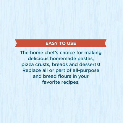 (3 pack) Carrington Farms Semolina Flour Durum Wheat, 24oz