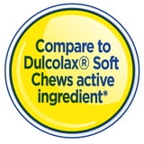 (3 pack) Equate Gentle Laxative Soft Chew for Constipation Relief, Mixed Berry Flavor, 30 Count