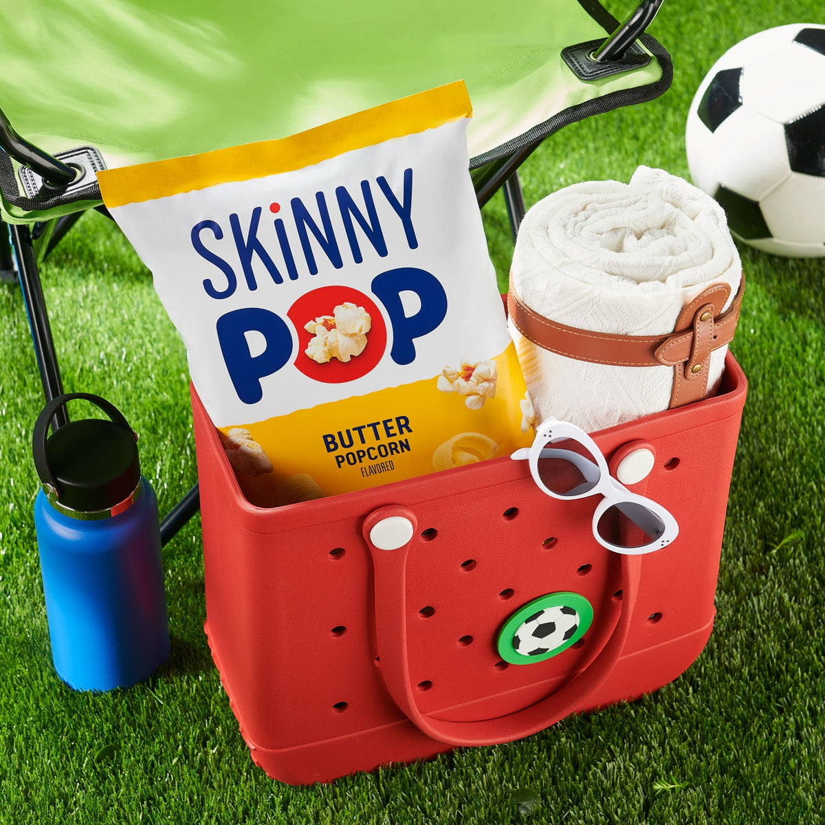 SKINNYPOP Butter Flavored, Gluten Free Popcorn Bag, 4.4 oz