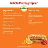 (6 pack) belVita Breakfast Bars Biscuits, Cranberry Orange, 5 Packs (4 Biscuits Per Pack)