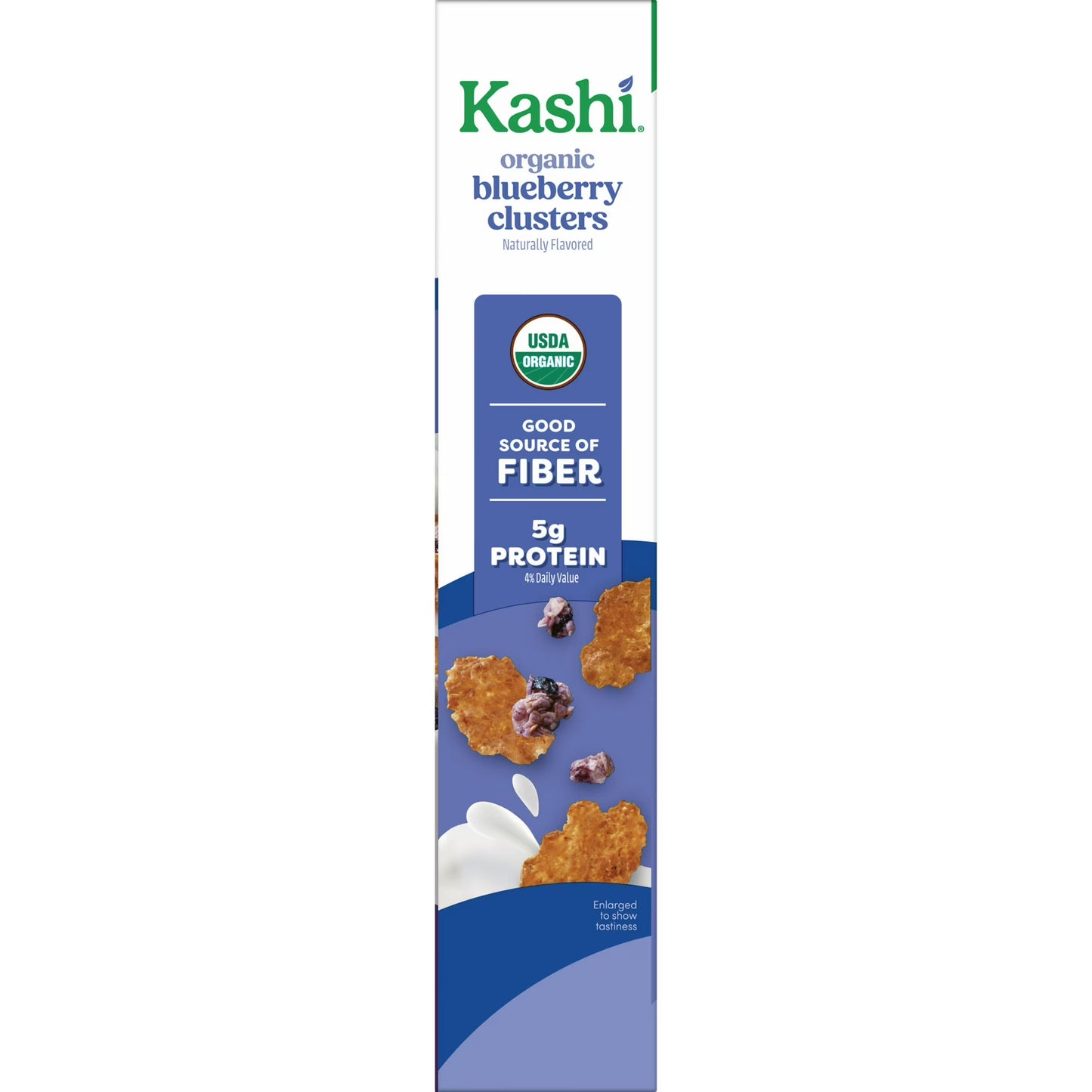 Kashi Blueberry Clusters Breakfast Cereal Box, 17.2 oz
